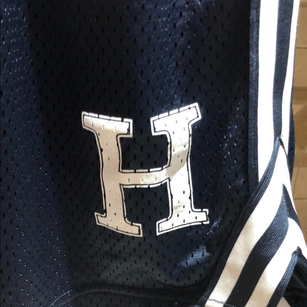 Champion Dark Blue Hillsdale College Mesh Shorts with White Accents. Sz. 2XL - Picture 2 of 5